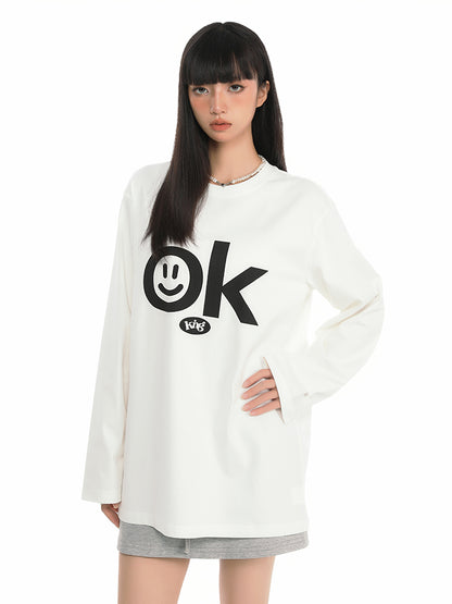 Smiling OK Long Sleeve