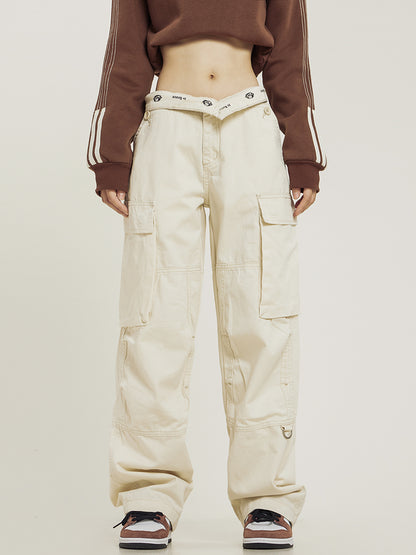 Ichi Paneled Cargo Pants