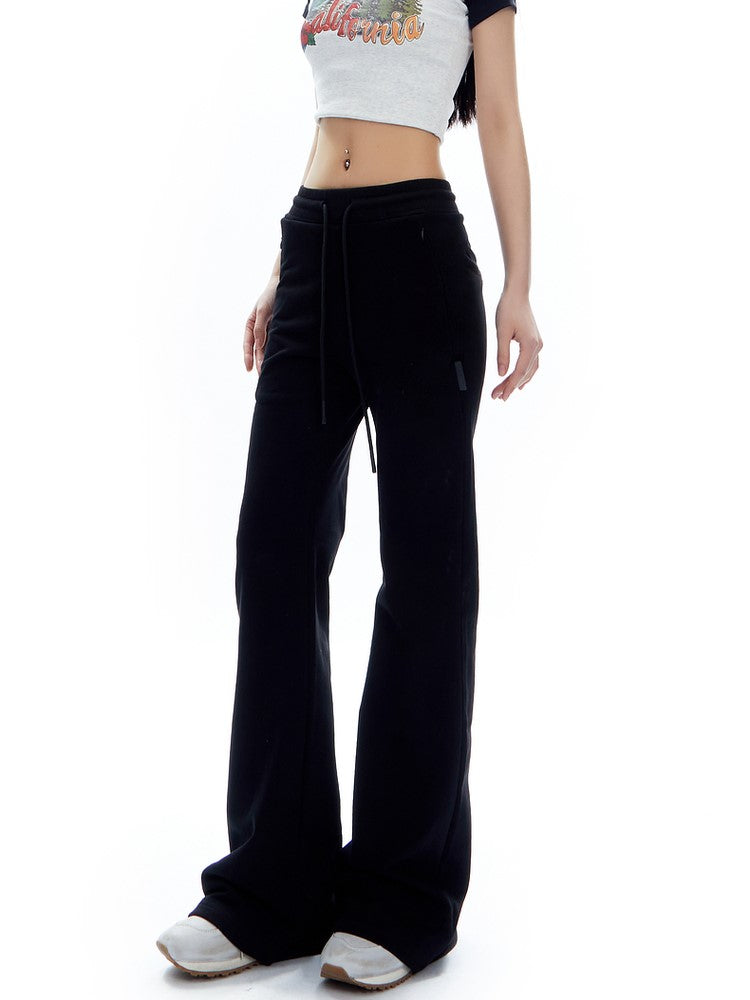 High-Waisted Slightly Flared Lounge Pants