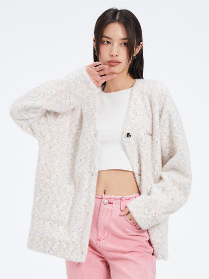 Oversized Fuzzy Cardigan