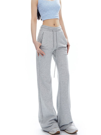 High-Waisted Slightly Flared Lounge Pants