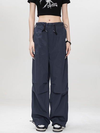 Drawstring Cargo Pants