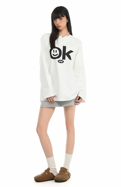 Smiling OK Long Sleeve