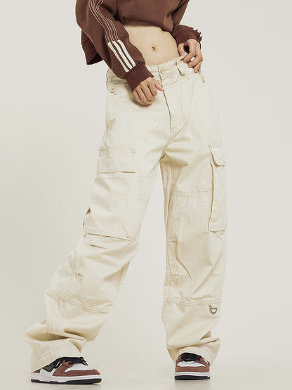 Ichi Paneled Cargo Pants