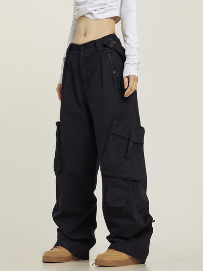 Side Slant Pocket Cargo Pants