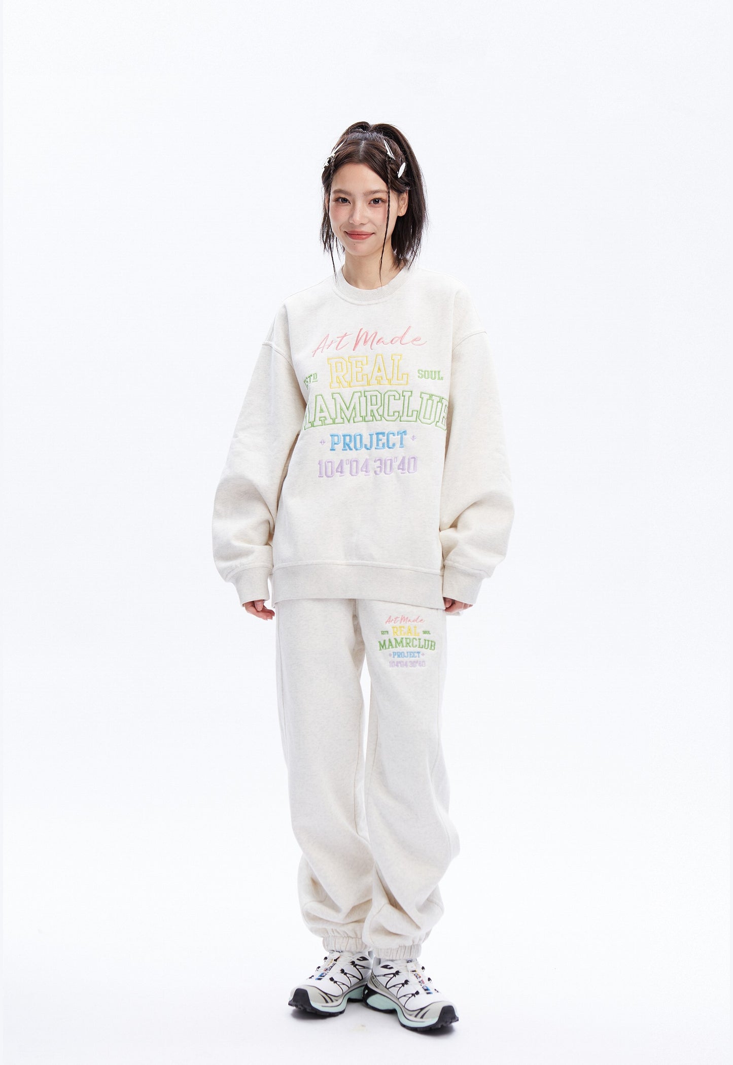 Pastel Embroidered Logo Sweater