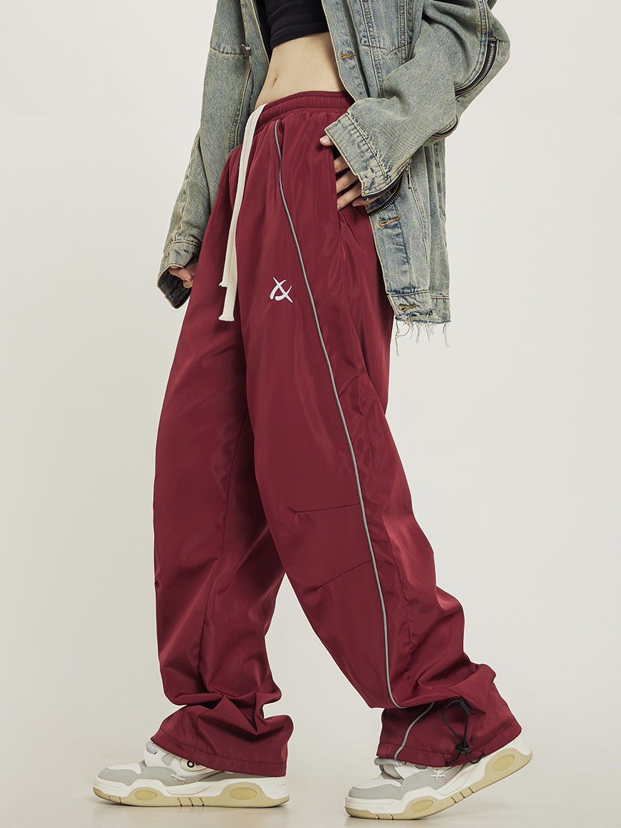 Curved Line Track Pants