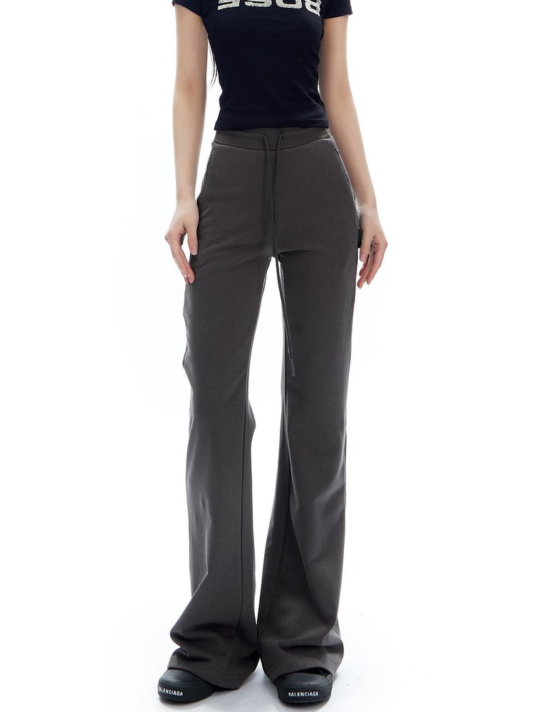 High-Waisted Slightly Flared Lounge Pants