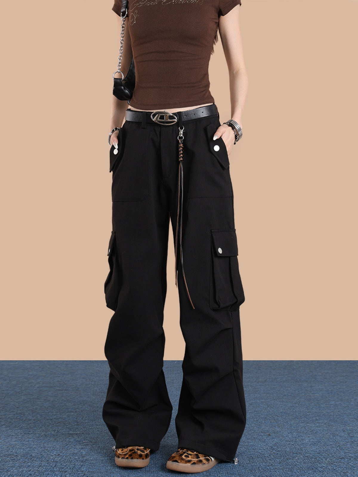 Ruched Lanyard Trousers