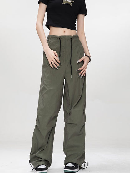 Drawstring Cargo Pants