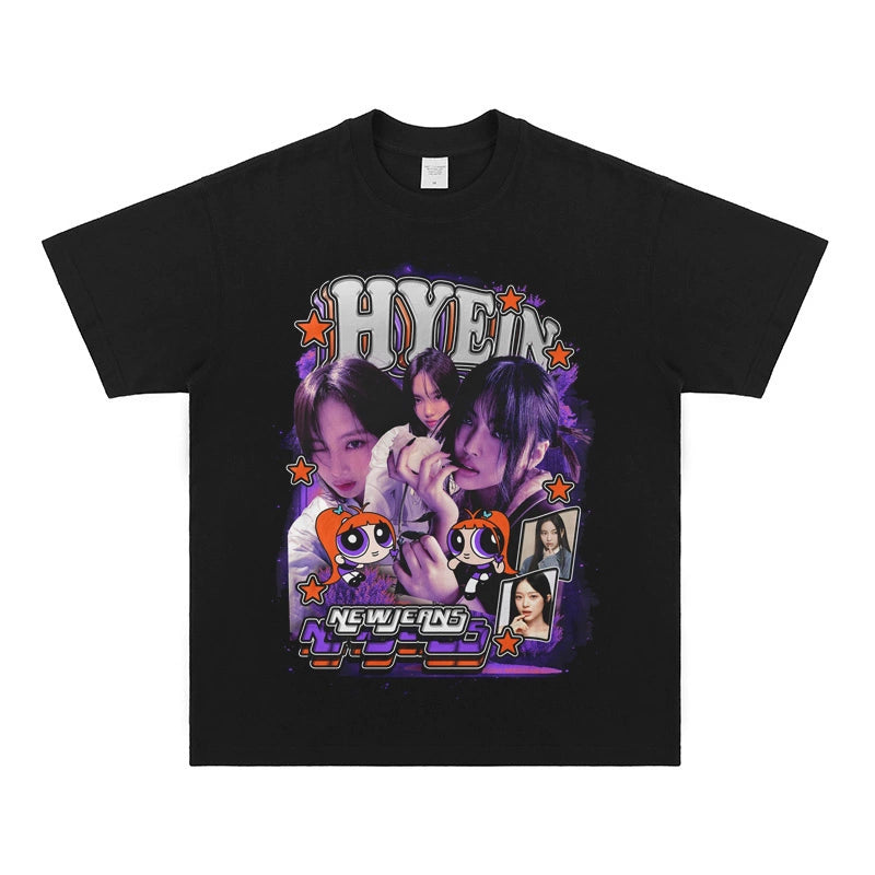 NewJeans Hyein PPG Inspired Vintage T-Shirt