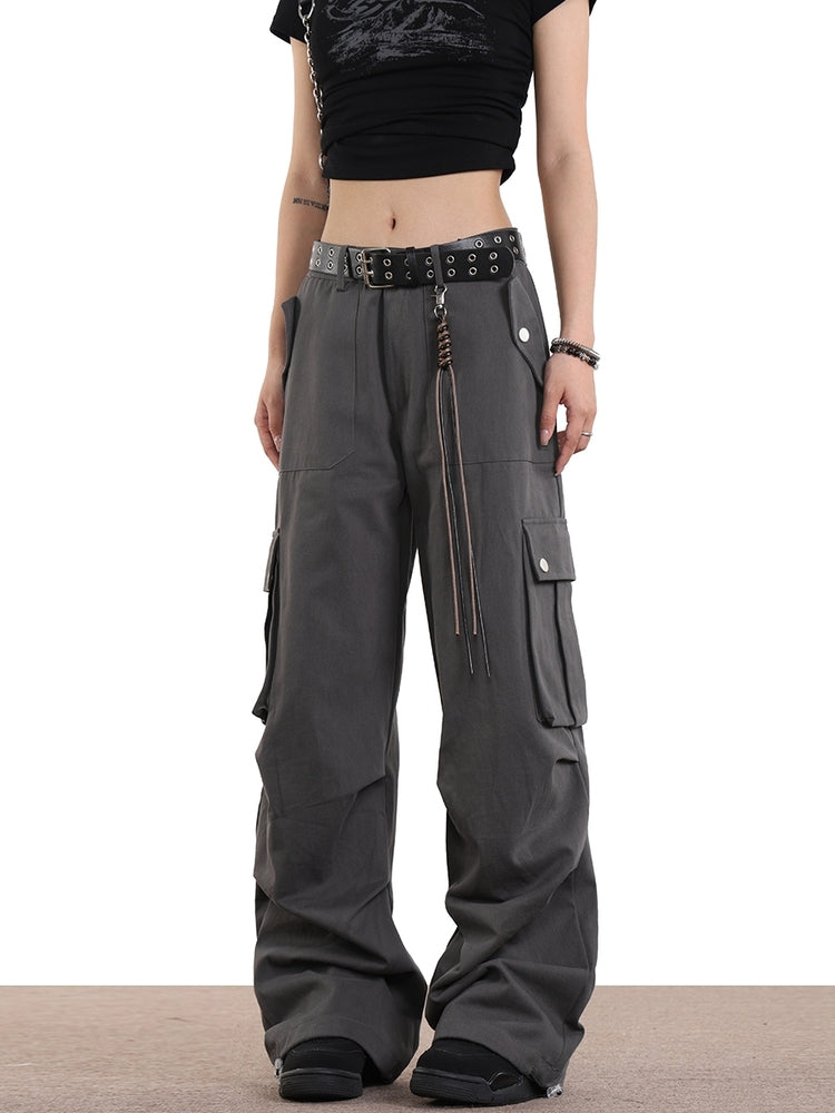 Ruched Lanyard Trousers