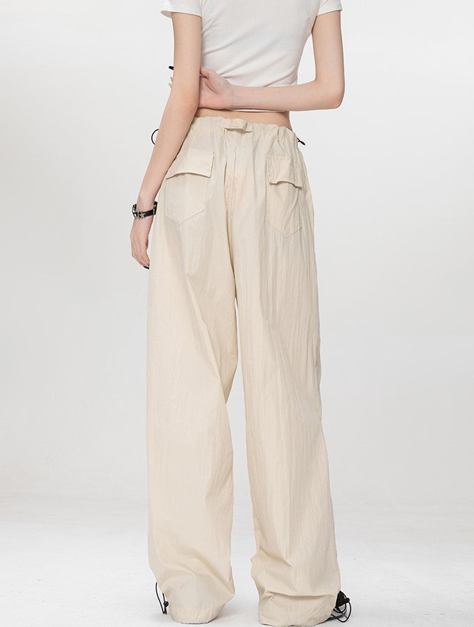 Drawstring Cargo Pants