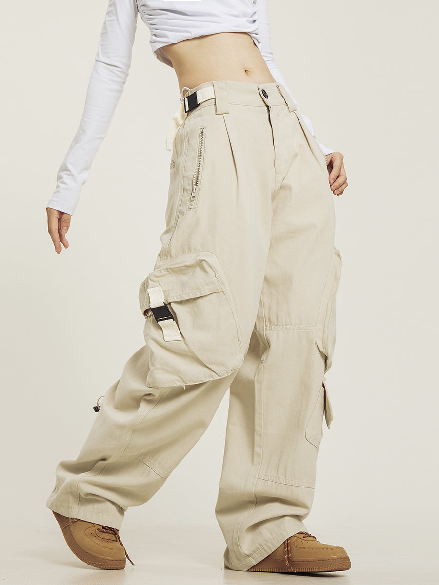 Side Slant Pocket Cargo Pants