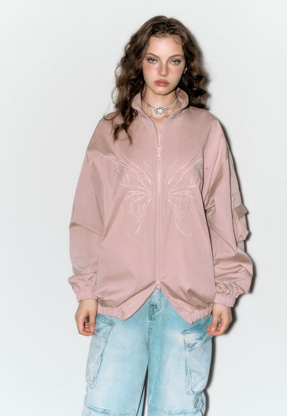 Embroidered Butterfly Jacket