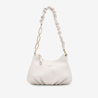 Shiwa Ruched Chain Shoulder Bag