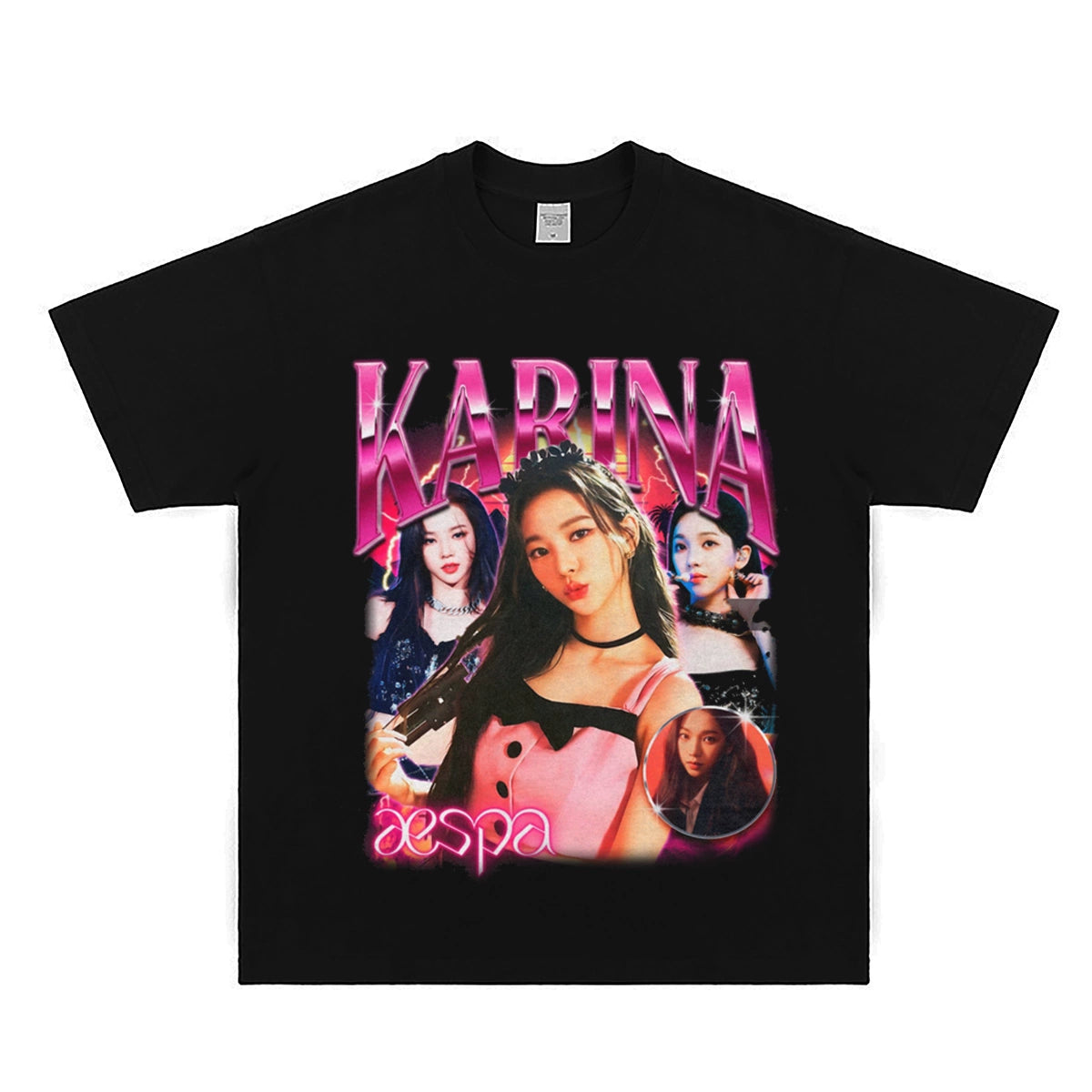 Aespa Karina Inspired Vintage T-Shirt