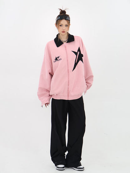 Retro Star Suede Jacket