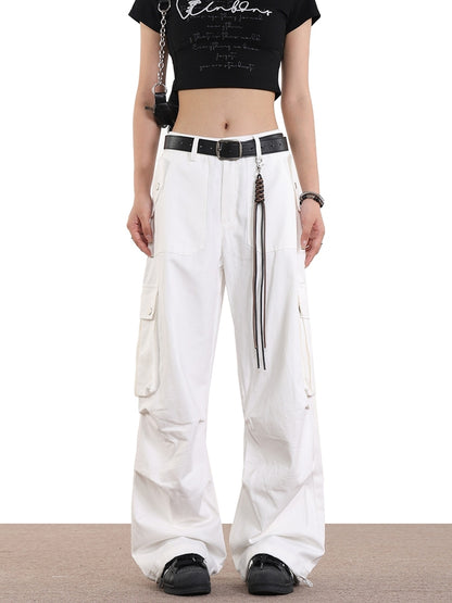 Ruched Lanyard Trousers