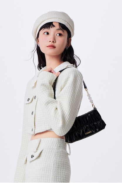 Nami Ruffled Shoulder Bag