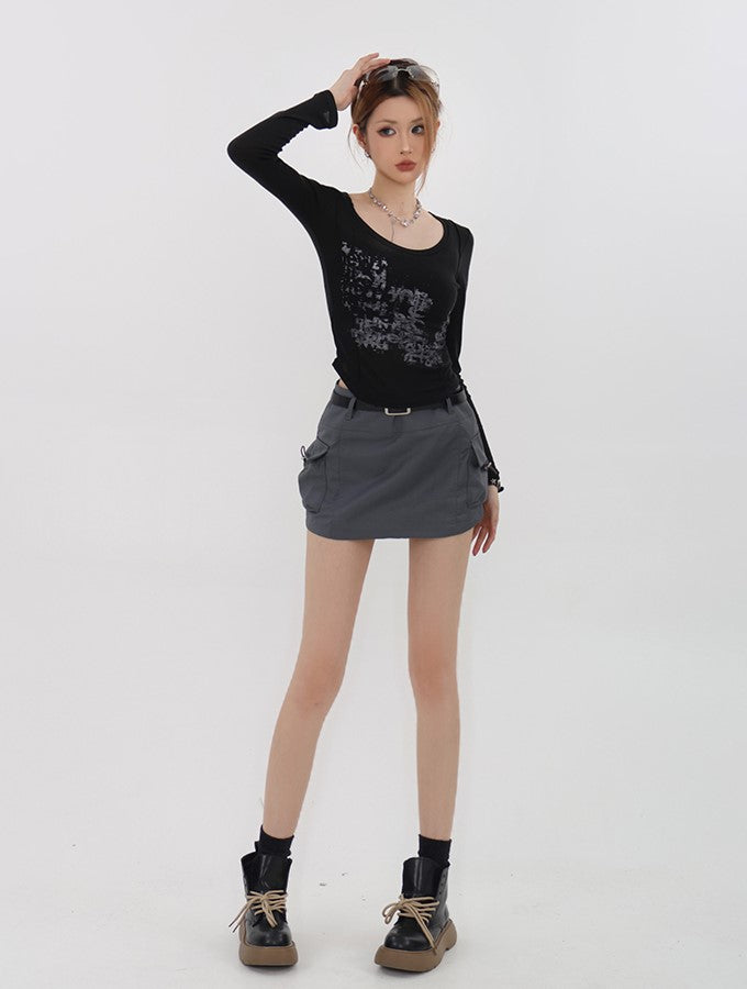 Cargo Mini Skirt