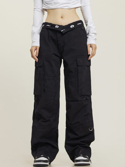 Ichi Paneled Cargo Pants