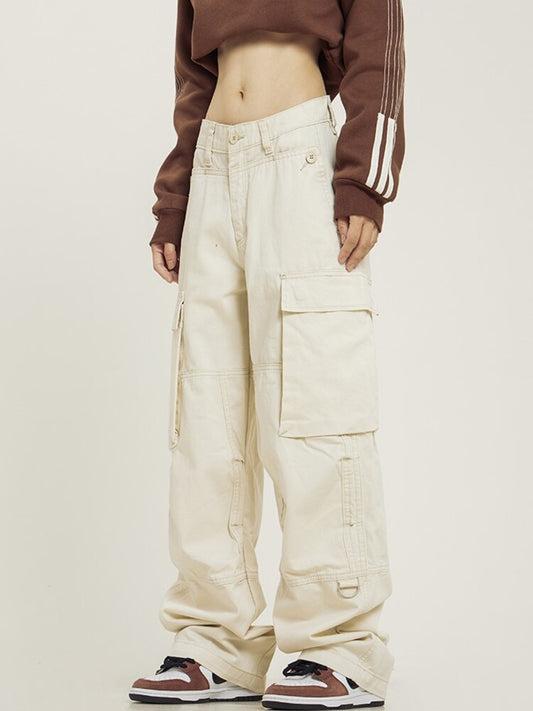 Ichi Paneled Cargo Pants