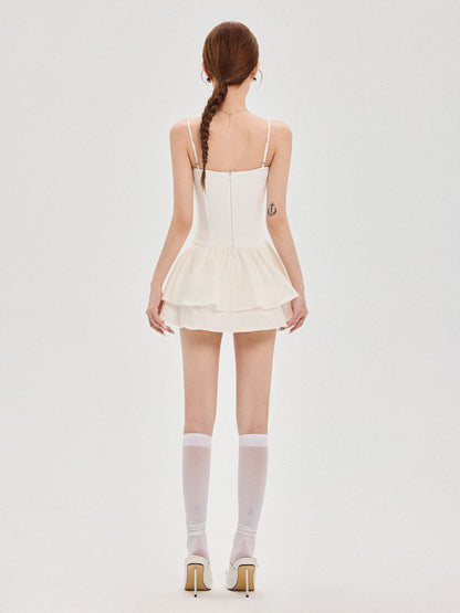 Sweetheart Ballet Style Mini Dress