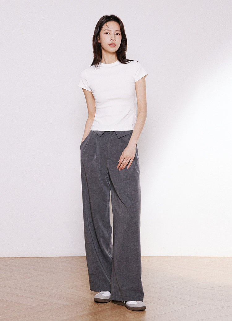 Fold-Over Trousers