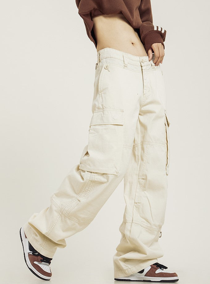 Ichi Paneled Cargo Pants