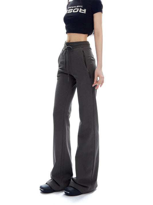 High-Waisted Slightly Flared Lounge Pants