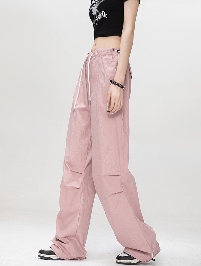 Drawstring Cargo Pants