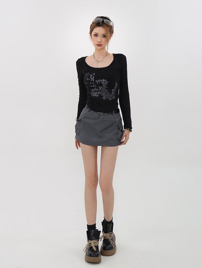 Cargo Mini Skirt