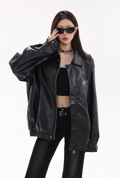 Cosmos Faux Leather Jacket