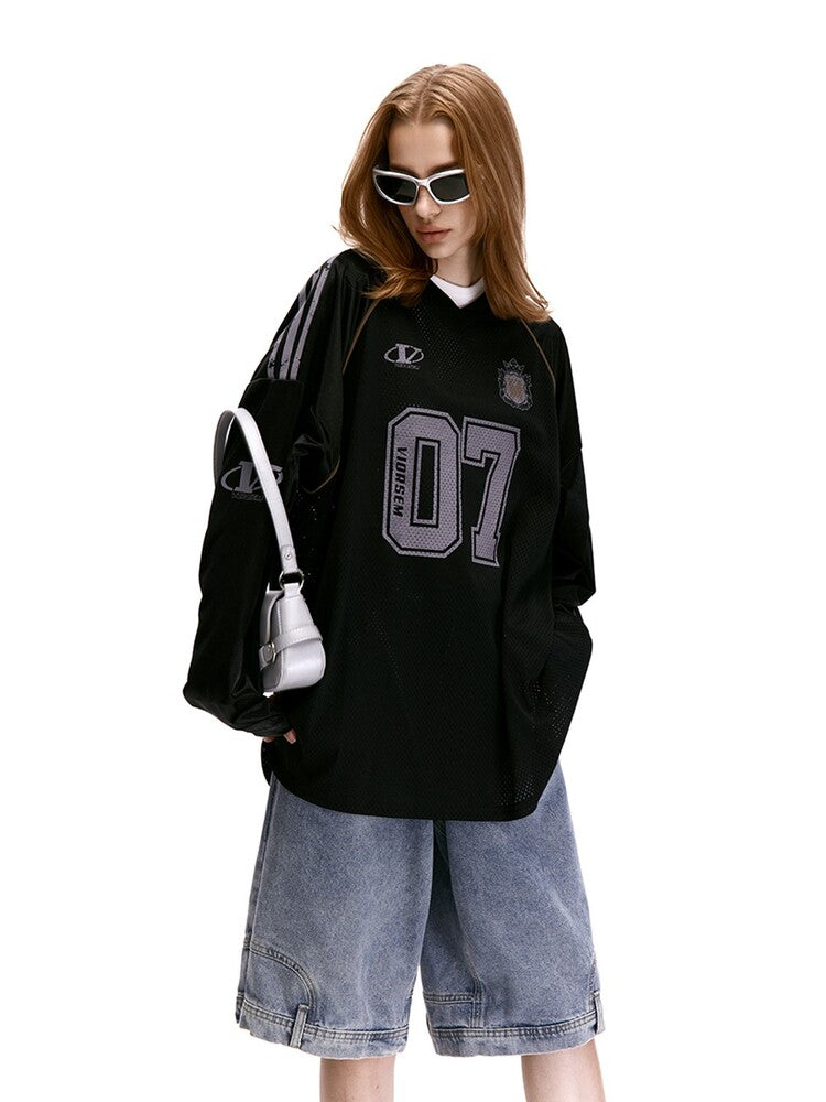 Lucky 07 Contrast Jersey Long Sleeve