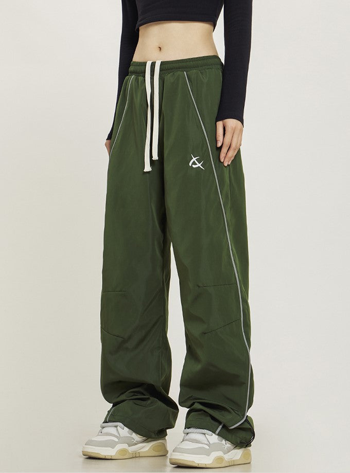 Curved Line Track Pants