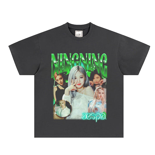 Aespa Ningning Inspired Vintage T-Shirt