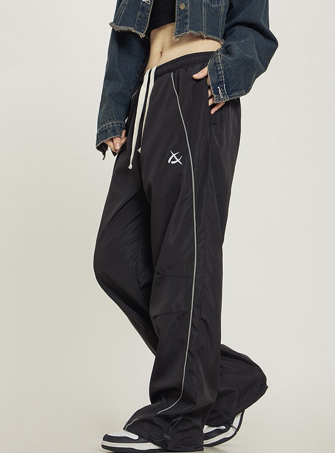 Curved Line Track Pants