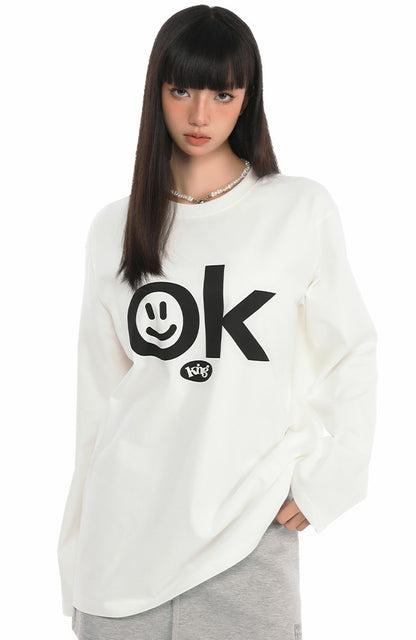 Smiling OK Long Sleeve