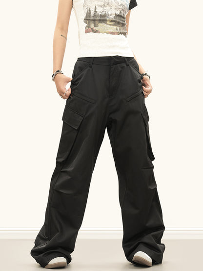 Multipocket Straight-Leg Trousers