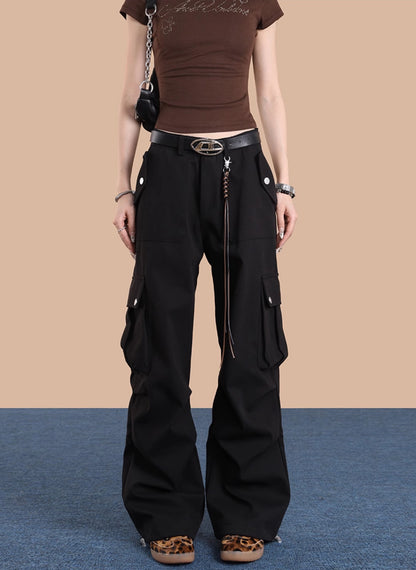 Ruched Lanyard Trousers