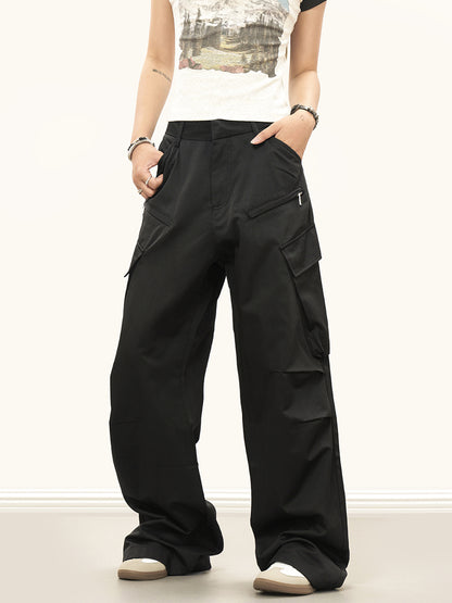 Multipocket Straight-Leg Trousers