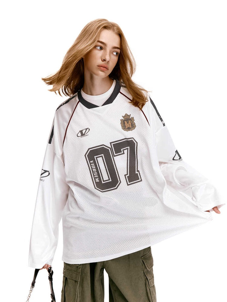 Lucky 07 Contrast Jersey Long Sleeve