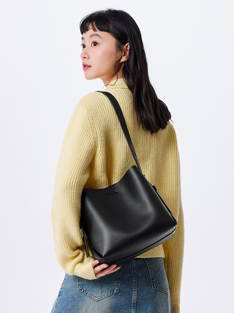 Muji Adjustable Strap Bucket Bag