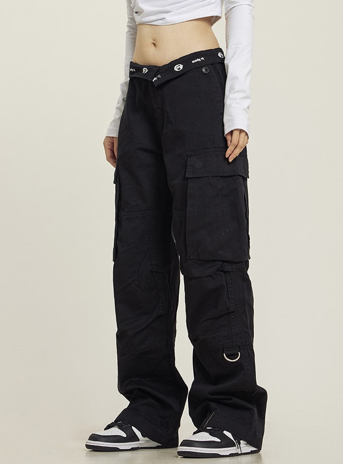 Ichi Paneled Cargo Pants