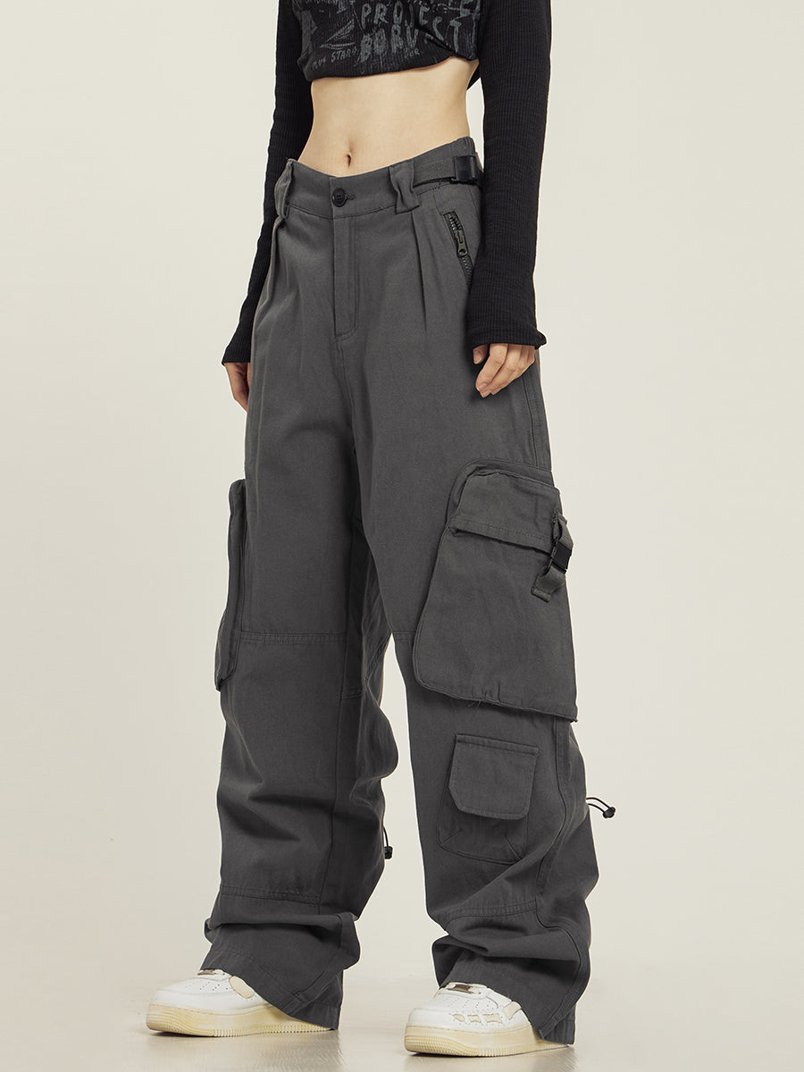 Side Slant Pocket Cargo Pants