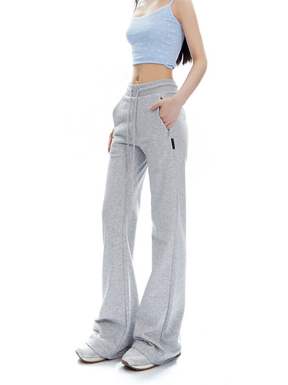 High-Waisted Slightly Flared Lounge Pants