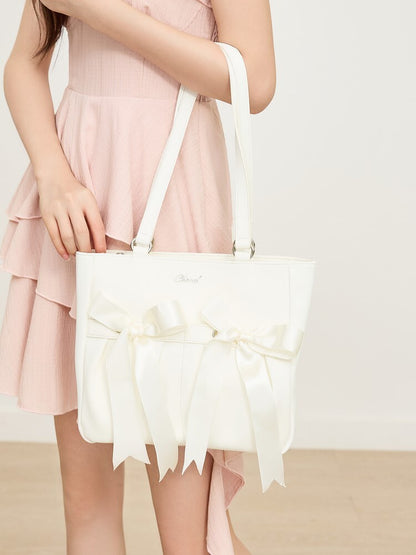 Double Bow Tote Bag