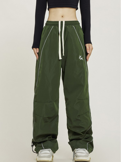 Curved Line Track Pants