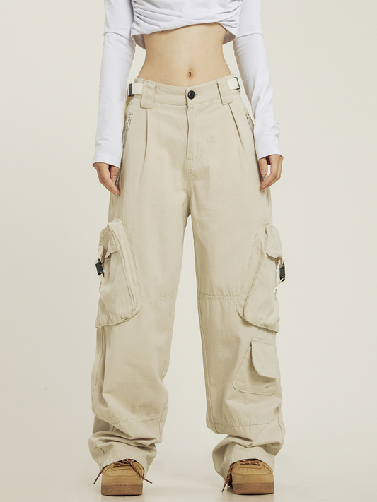 Side Slant Pocket Cargo Pants